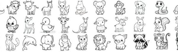 Animal pet coloring pages