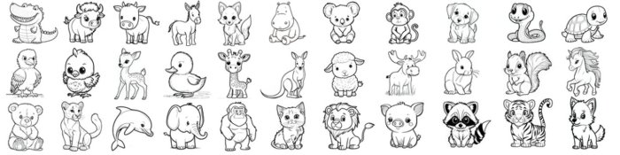 Animal pet coloring pages