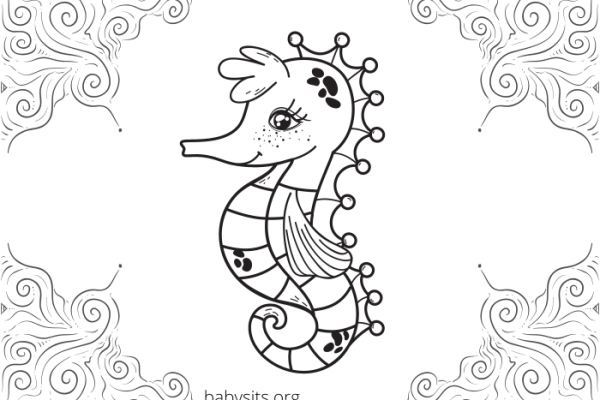 Coloring printables sea animals