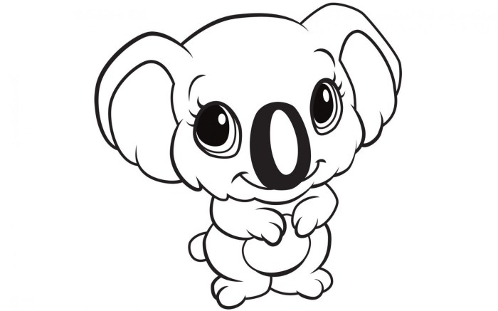 Animal coloring pages no pattern