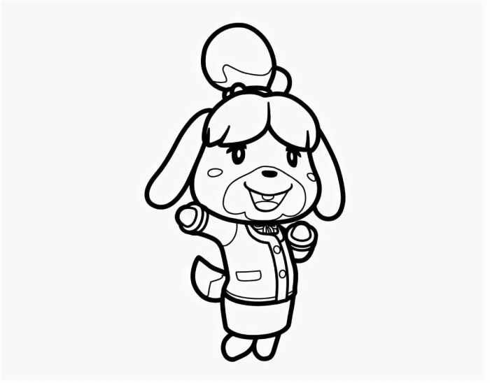 Animal crossing coloring books