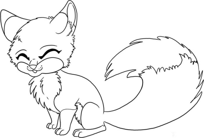 Cute chibi animals coloring pages for kids