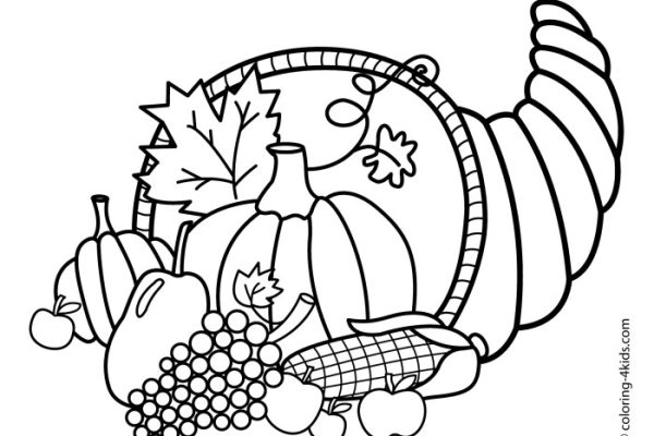 Free animated thanksgiving coloring pages