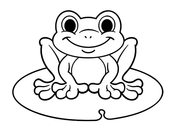 Animal coloring pages for teenagers frog