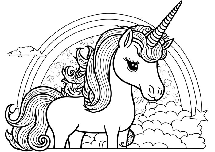 Anima unicornst coloring pages