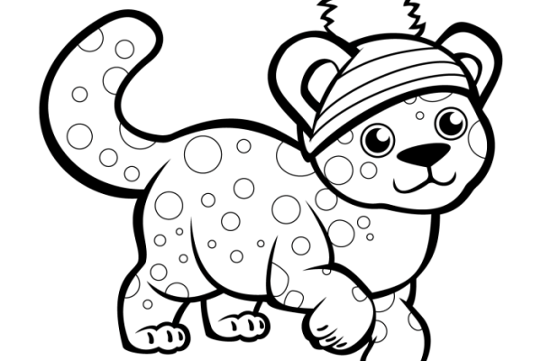 Cheetah cats animals coloring pages