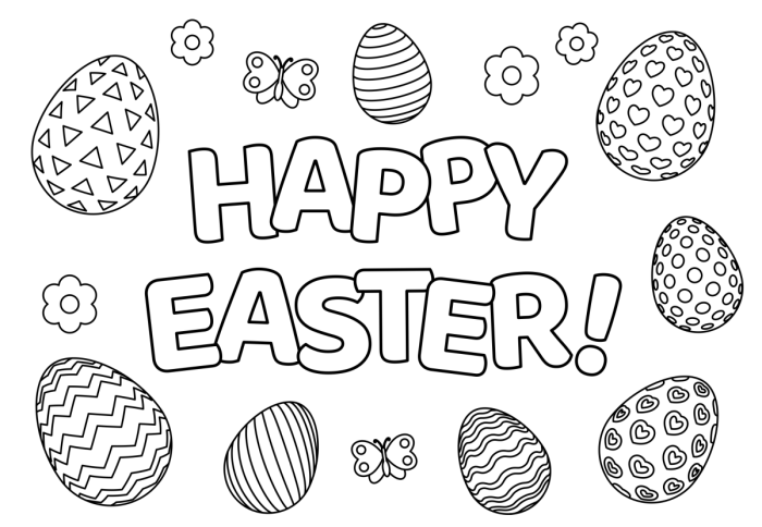 Anime easter coloring pages