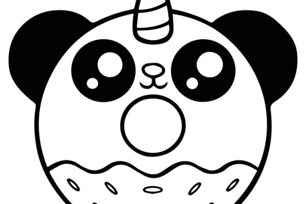 Cute animal coloring pages panda