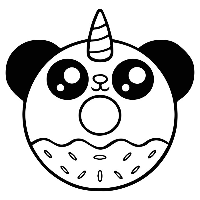 Cute animal coloring pages panda