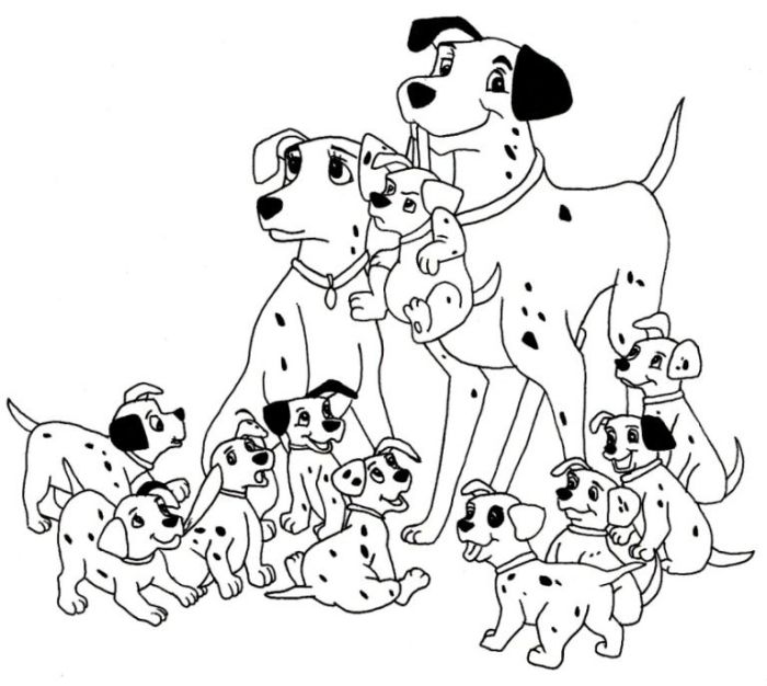 Animals family coloring template connect the line