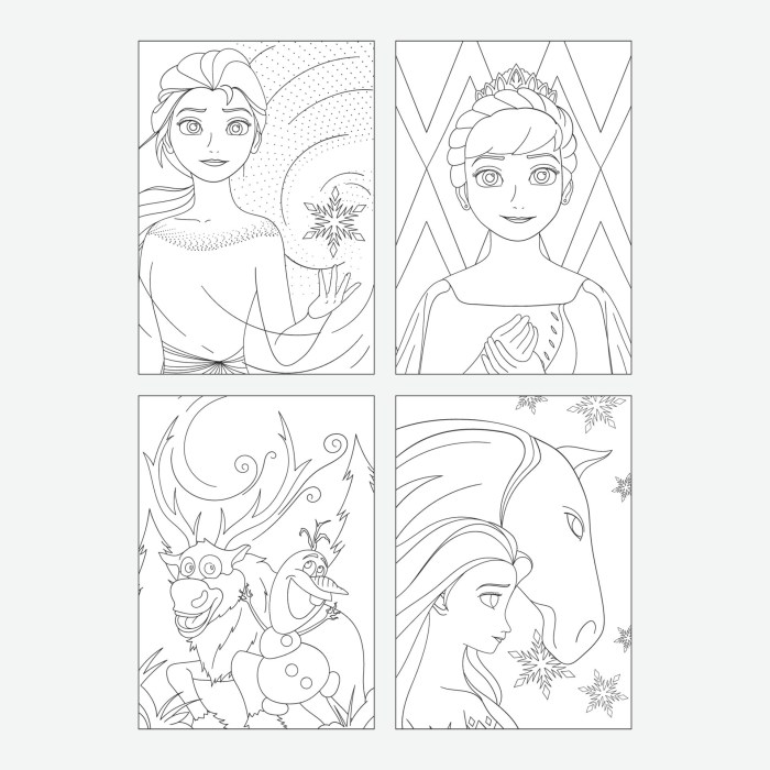 Animates princess snow coloring