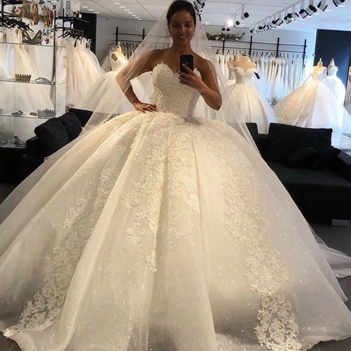 La fashion district wedding dresses