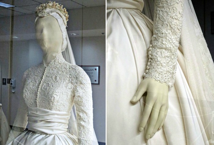 Grace kelly inspired wedding dress