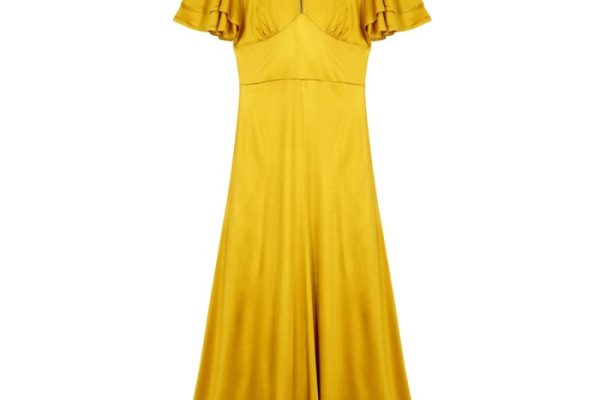 Yellow dress for wedding