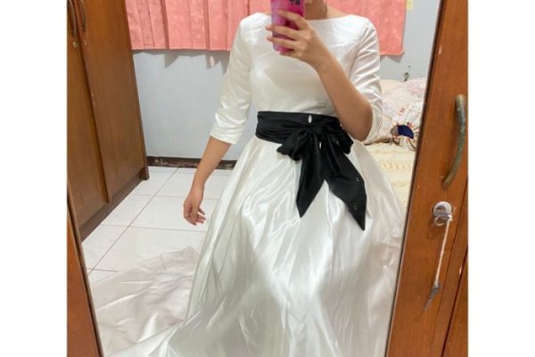 White dress wedding cheap