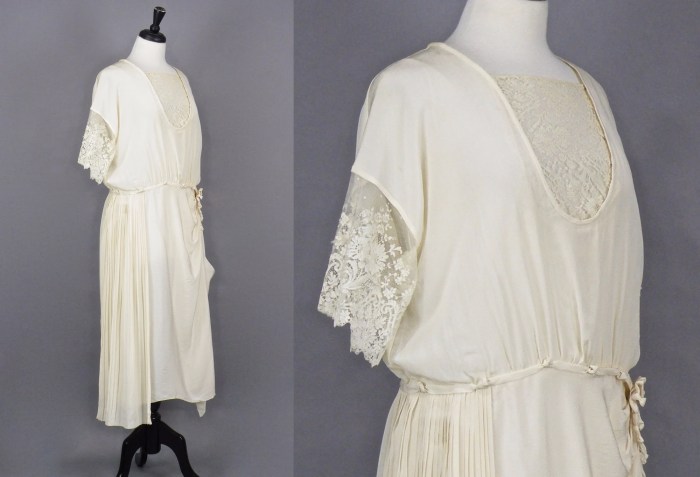 20s style wedding dress