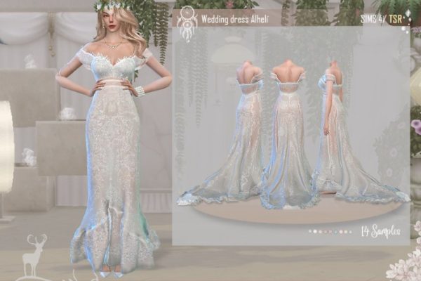 Wedding dress sims 4