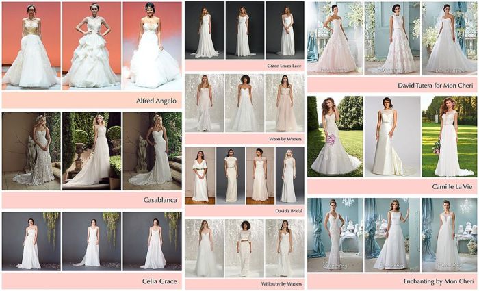 Affordable wedding dress designers