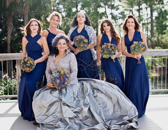 Winter wedding bridesmaid dresses