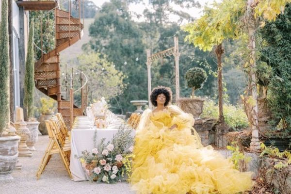 Yellow dresses for wedding